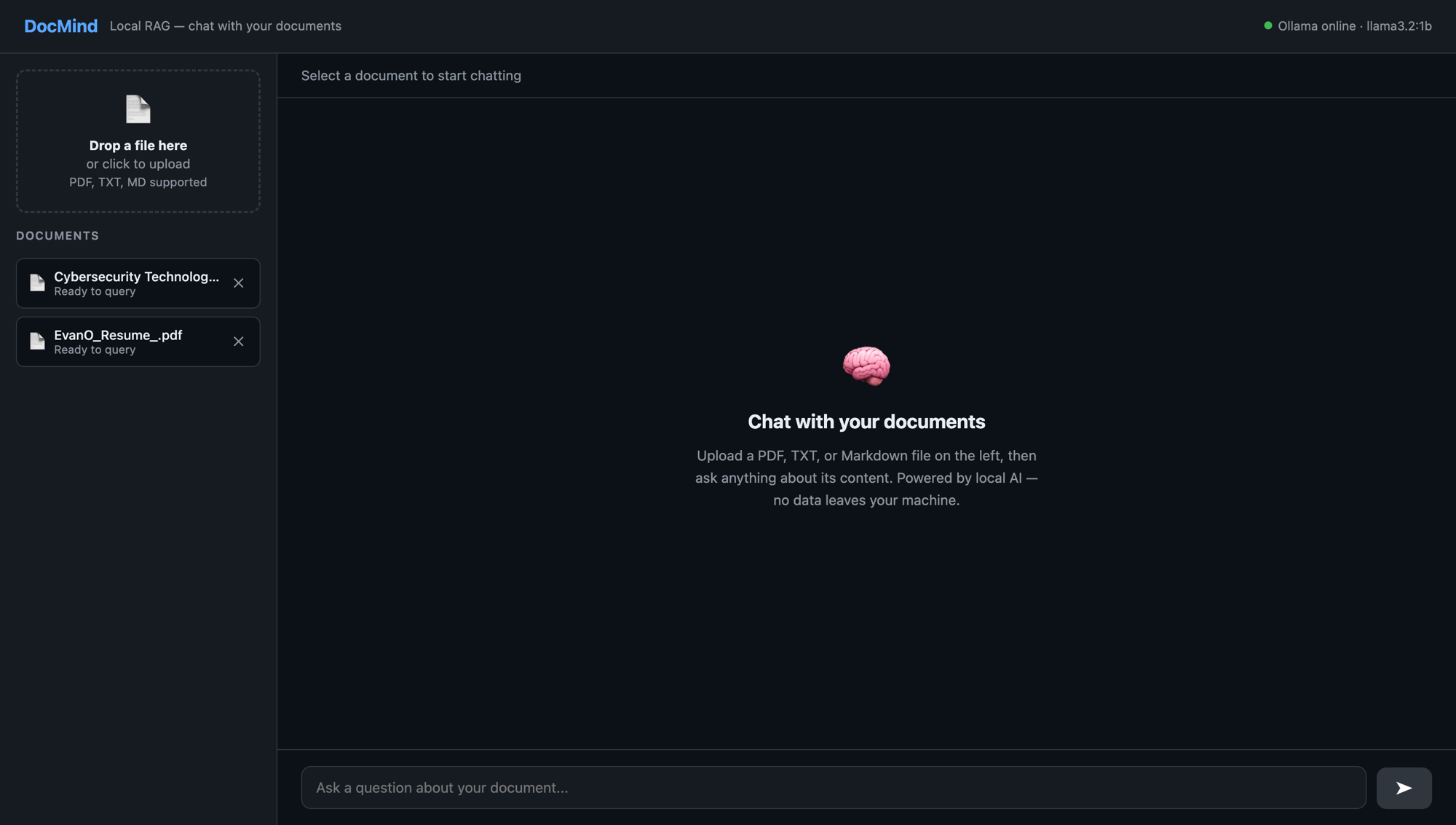 DocMind RAG App