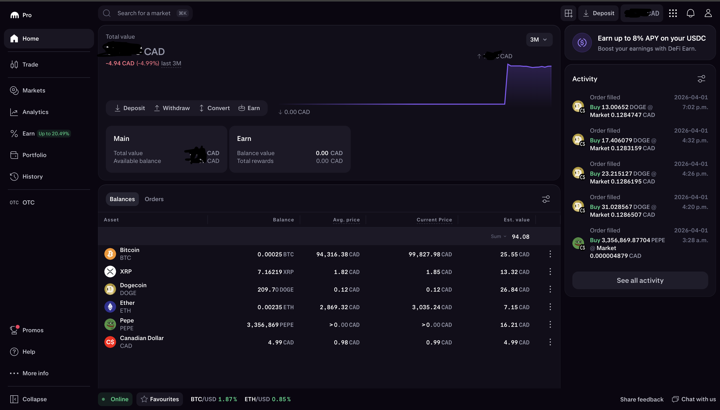 Kraken Trading Bot